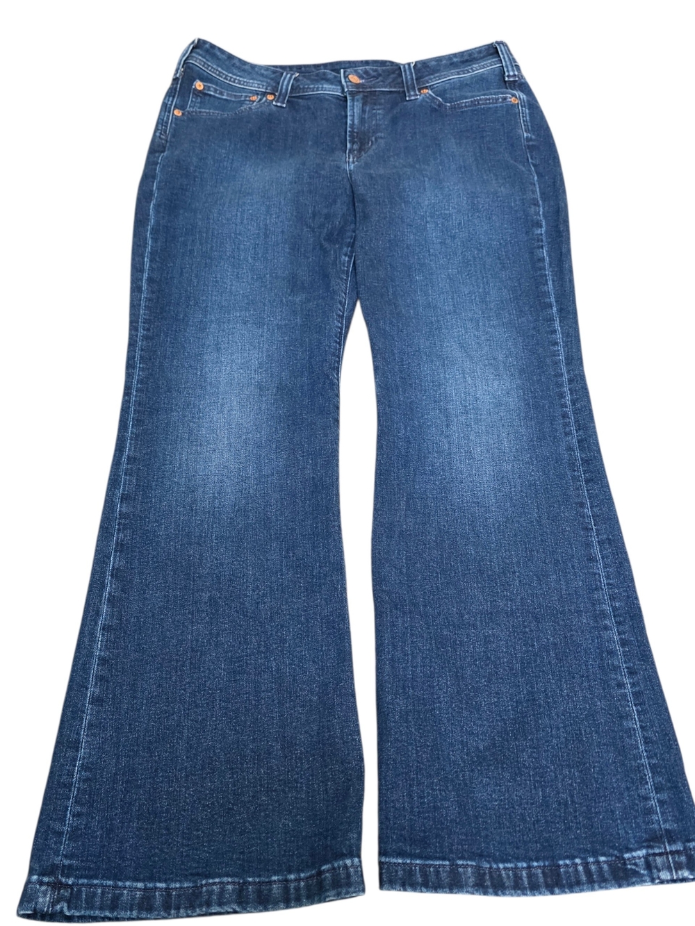 Women's Gap 70's Flare Jeans Low Rise short (Sz:14 short )
